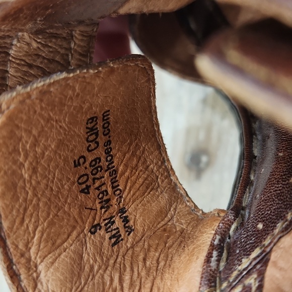 BORN Artsian Beam Sandals, Carmel Brown, US Women's 9 NWT - Picture 6 of 7